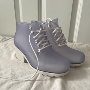 Melissa clear boot size 8 women’s